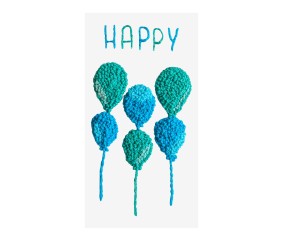 Patron de broderie Ballons heureux DMC - modèle à télécharger