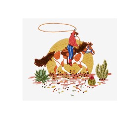 Patron de broderie Cavalier...