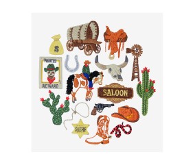 Patron de broderie Far West DMC - modèle à télécharger