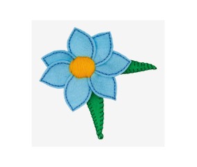 Patron de broderie Broche...