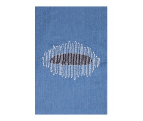 Patron de broderie Reprise en zigzag DMC - modèle à télécharger