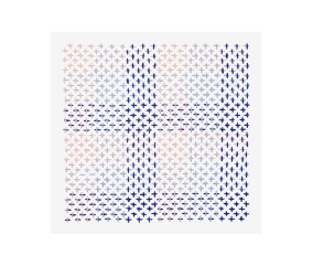 Patron de broderie Sashiko grille dense DMC - modèle à télécharger