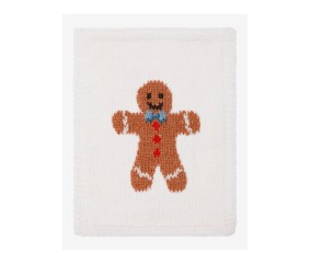 Patron de broderie Bonhomme en pain d'épice à repriser DMC
