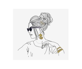 Patron de broderie Ombres et bijoux DMC - modèle à télécharger