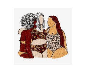 Patron de broderie Blooming Friendship par Camomille Creations DMC