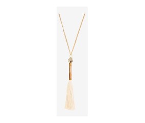 Collier à pierre et gland -...