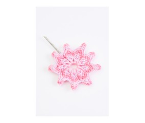 Pince à cheveux fleur -...