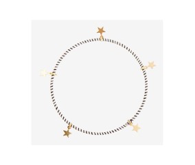 Bracelet écru et noir aux...