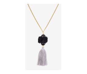 Pendentif à pompon et gland...