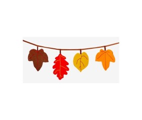 Guirlande de feuilles...