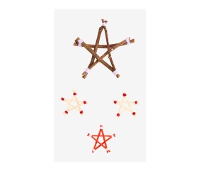 Étoiles assemblées - patron...