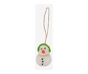 Bonhomme de neige en pompon...