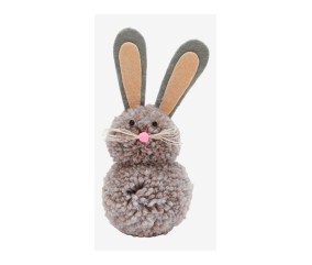 Lapin de Pâques gris en...