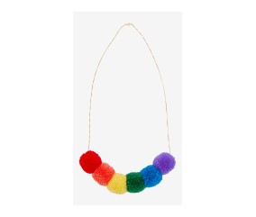 Collier à pompons - patron...