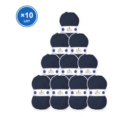 Lot de 10 pelotes KNITTY 10 - 1 kg - DMC