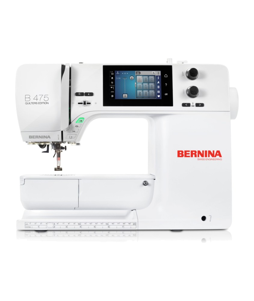 Machine à coudre BERNINA 475 QE vue de face