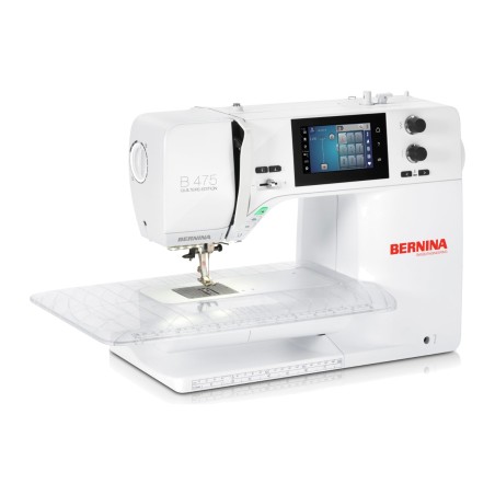 BERNINA 475 QE avec sa table rallonge