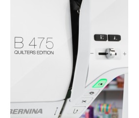 Commandes et curseur de vitesse de la BERNINA 475 QE