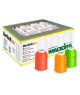 Coffret fil surjeteuse Madeira Aerolock 125 - 12 cônes néon