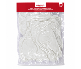 Ouate compactée 1 kg - Fibre de rembourrage polyester siliconée - Circulo