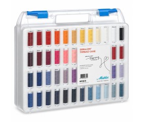 Coffret de 96 Fils à Coudre Seralon 200 m - Mettler - vue de face sur fond blanc
