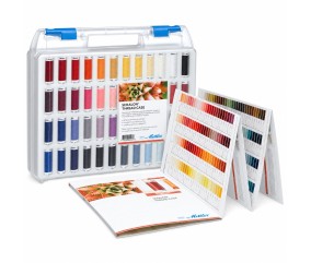 Coffret de 96 Fils à Coudre Seralon 200 m - Mettler - vue de côté