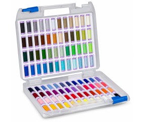 Coffret de 96 Fils Silk-Finish Coton n°50 150 m - Mettler - vue de côté