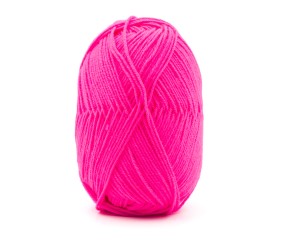 Phil Socks Merinos Phildar - coloris ROSE FLUO - vue de détail du fil