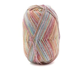 Phil Socks Merinos Phildar - coloris Salade de fruits - échantillon et ambiance