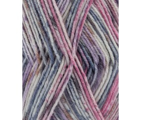 Phil Socks Merinos Phildar - coloris Imprimé Jacquard Rose - vue de détail du fil