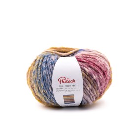 Phil Colorbig Phildar - coloris HORIZON - pelote sur fond blanc
