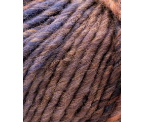 Phil Colorbig Phildar - coloris Prune - vue de détail du fil