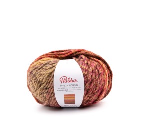 Phil Colorbig Phildar - coloris Érable - pelote sur fond blanc