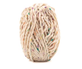 Pingo Chenille Candy Pingouin - coloris Beige - échantillon et ambiance
