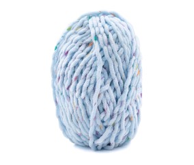 Pingo Chenille Candy Pingouin - coloris BLEU CIEL - échantillon et ambiance
