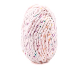 Pingo Chenille Candy Pingouin - coloris Rose Clair - échantillon et ambiance