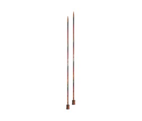 Aiguilles droites Symfonie 2 30 cm KnitPro - paire 4 mm en bois de bouleau