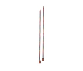 Aiguilles droites Symfonie 2 30 cm KnitPro - paire 5,5 mm en bois de bouleau