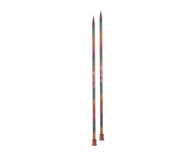 Aiguilles droites Symfonie 2 30 cm KnitPro - paire 6,5 mm en bois de bouleau