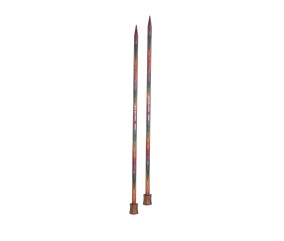 Aiguilles droites Symfonie 2 30 cm KnitPro - paire 7 mm en bois de bouleau