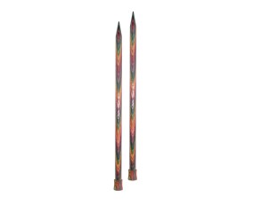 Aiguilles droites Symfonie 2 30 cm KnitPro - paire 12 mm en bois de bouleau