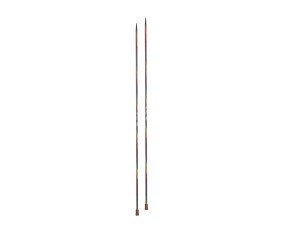 Aiguilles droites Symfonie 2 40 cm KnitPro - paire 3,75 mm en bois de bouleau