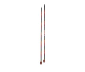 Aiguilles droites Symfonie 2 40 cm KnitPro - paire 7 mm en bois de bouleau