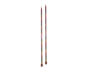 Aiguilles droites Symfonie 2 40 cm KnitPro - paire 8 mm en bois de bouleau
