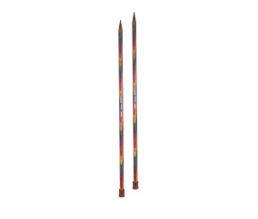 Aiguilles droites Symfonie 2 40 cm KnitPro - paire 10 mm en bois de bouleau
