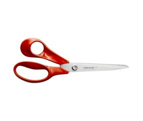 Ciseaux universels Classic gaucher 21 cm Fiskars - lames inox et poignées orange