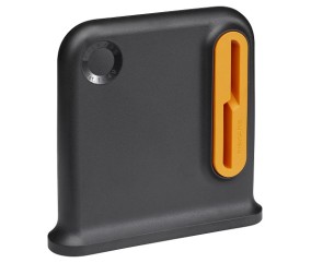 Aiguiseur de ciseaux Fiskars 10 x 10 cm - noir et orange