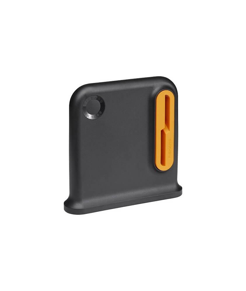 Aiguiseur de ciseaux Fiskars 10 x 10 cm - noir et orange