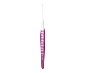 Crochet Prym Ergonomics n°3 fuchsia - vue de face