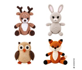 Anneaux marqueurs de mailles amigurumi numérotés 0 à 9 - 10 pièces Prym - gros plan